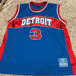 Vintage Delf Trading Detroit Jersey Large